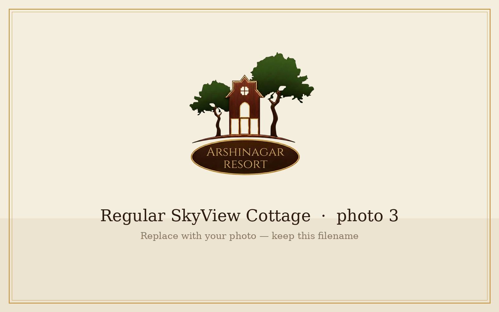 Regular SkyView Cottage, detail view