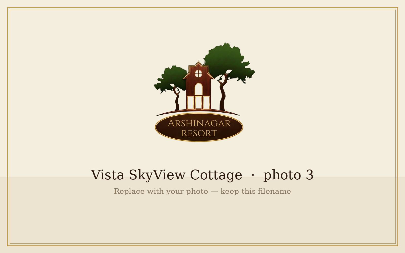Vista SkyView Cottage, detail view